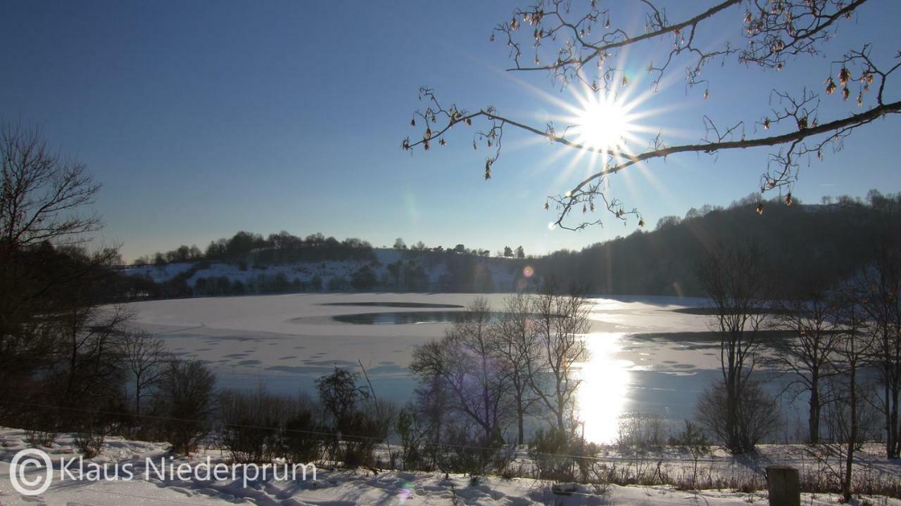 Ferienwohnung Welcome Mit Seeblick Schalkenmehren Buitenkant foto